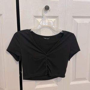 Black Shein Size: Small Crop Top